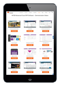 MYOB Acumatica Demo Videos page